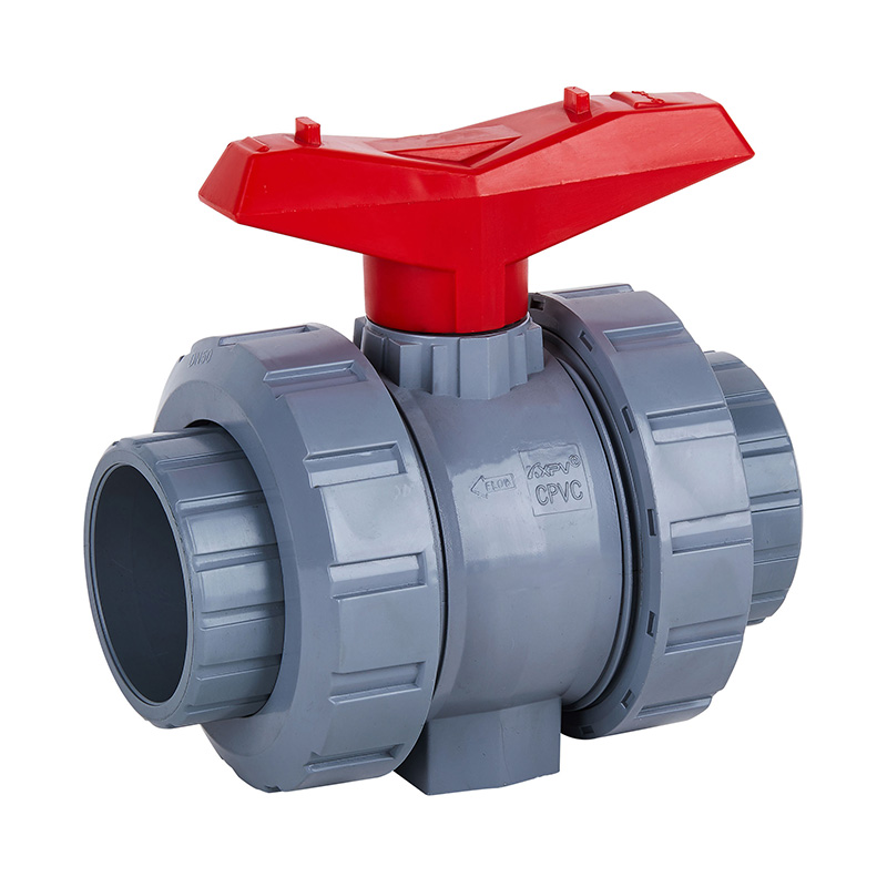 PVC-C Q61F-10V pistokepalloventtiili DN15-100 1/2'-4' ANSI standardi