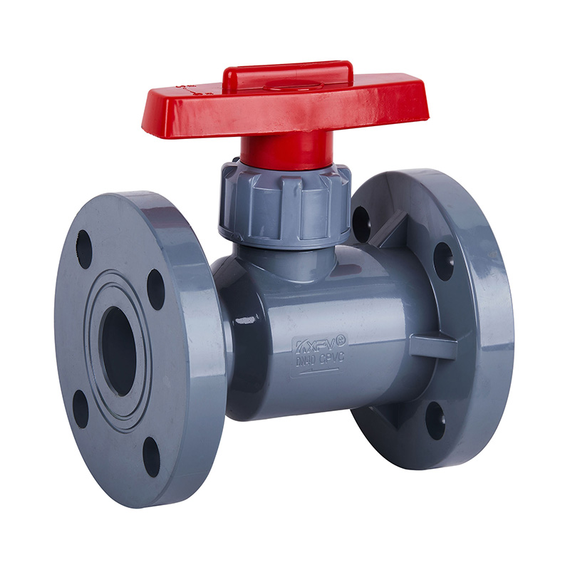 PVC-C Q41F-10V laipallinen palloventtiili DN20-100 20A-100A JIS standardi