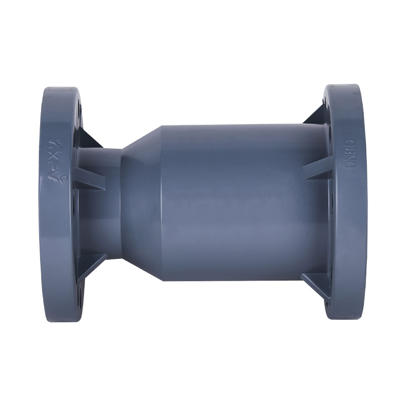 PVC-C H41F-10V pystytakaiskuventtiili DN15-300 GB Vakio