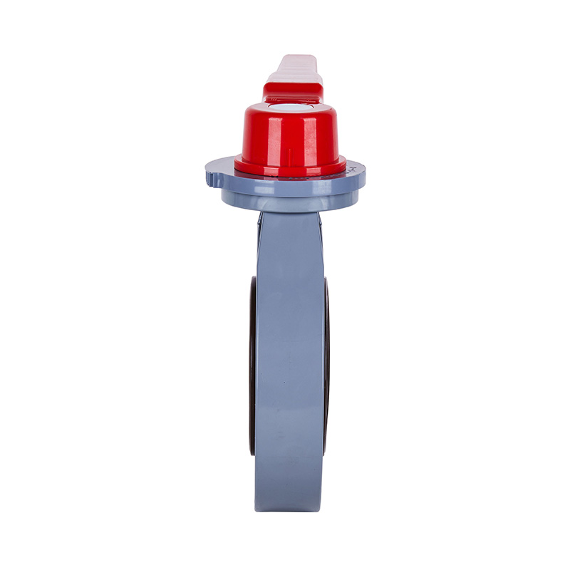 PVC-C D71X-10V kahvaläppäventtiili DN15-200 15A-200A JIS-standardi