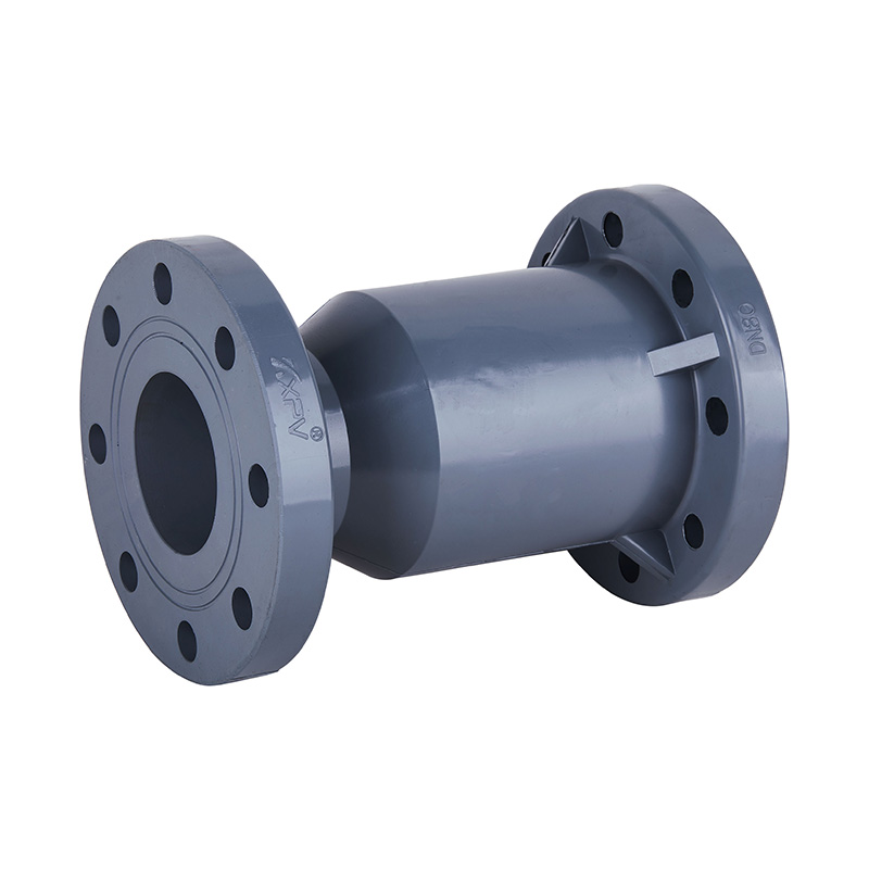 PVC-C H41F-10V pystytakaiskuventtiili DN15-300 GB Vakio