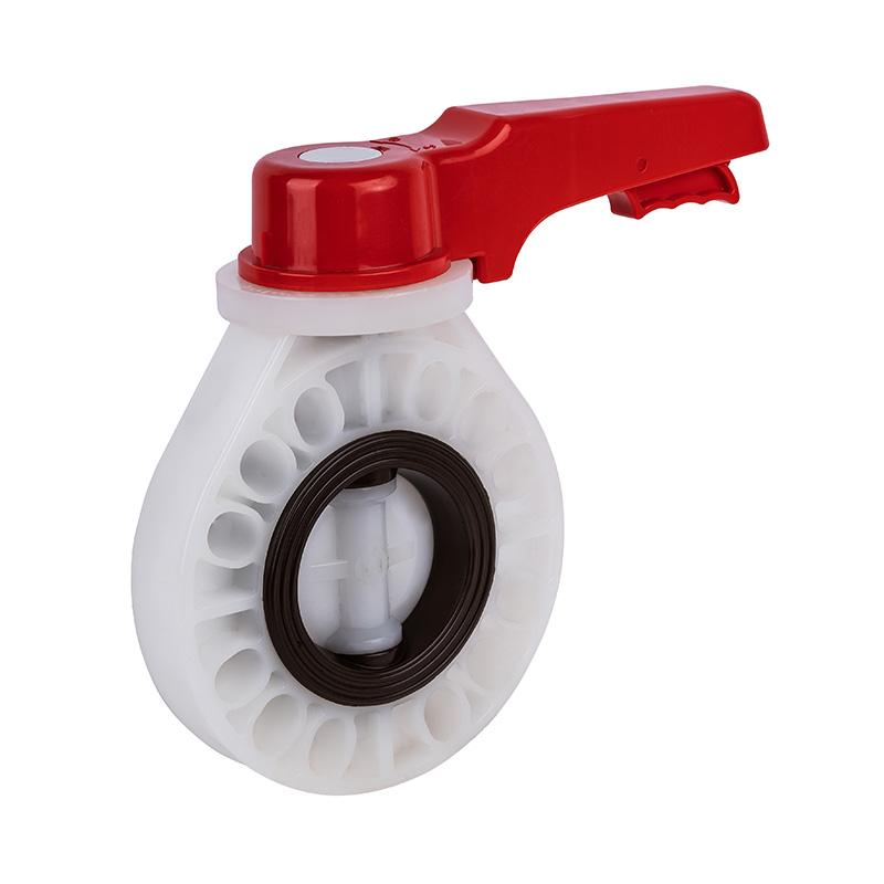 PVDF D71X-10F Kahvan läppäventtiili DN15-200 Gt Vakio