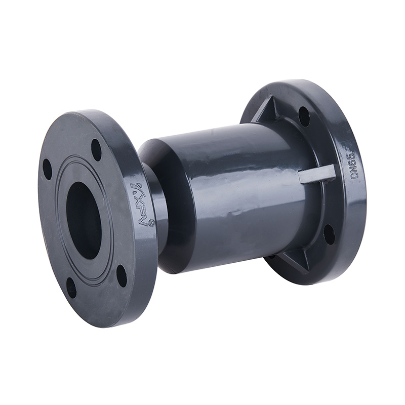 PVC-U H41F-10U pystytakaiskuventtiili DN15-300 GB Vakio