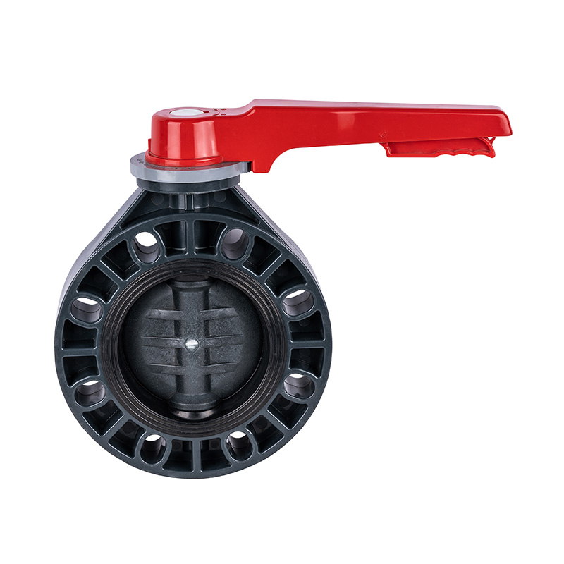 PVC-U D71X-10U kahvaläppäventtiili DN15-200 15A-200A JIS-standardi