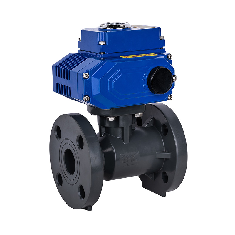 PVC-U Q941F-10U sähköinen laippapalloventtiili DN20-300 20A-300A JIS standardi
