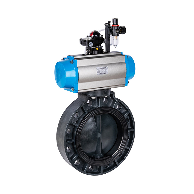 FRPP D671X-10S Pneumaattinen läppäventtiili DN32-1000 1-1/4'-30' ANSI Standard