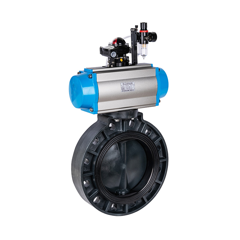 FRPP D671X-10S Pneumaattinen läppäventtiili DN40-1000 40A-1000A JIS Standard