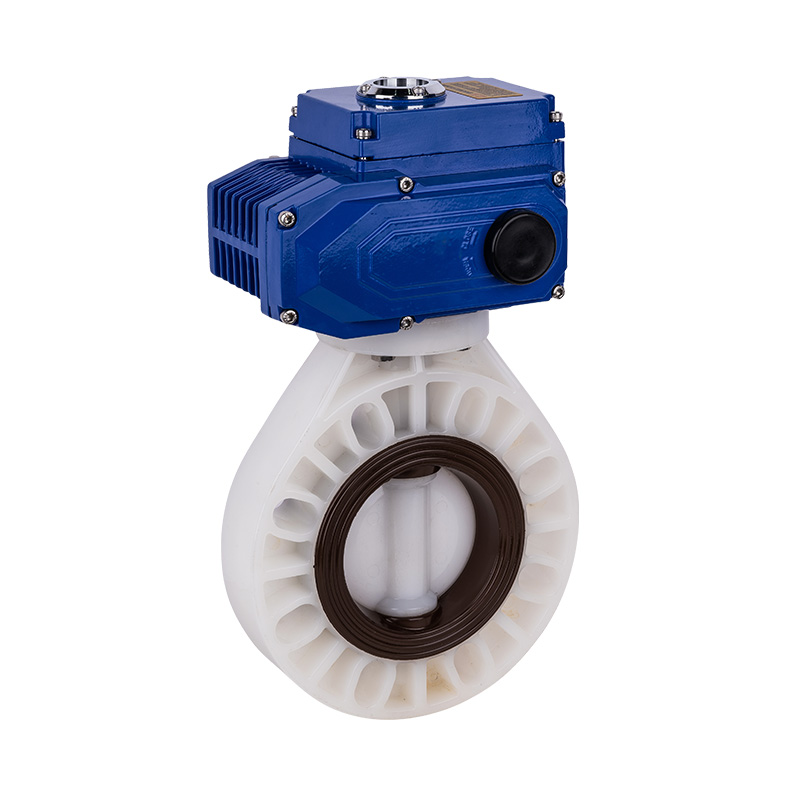 PVDF D971X-10F sähköinen läppäventtiili DN40-1000 40A-1000A JIS standardi