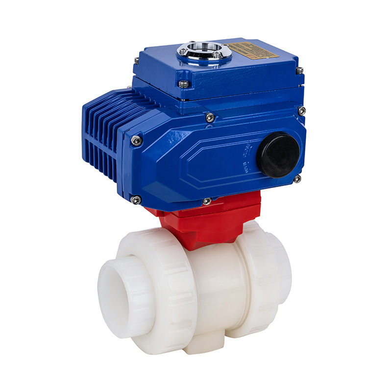 PVDF D961F-10F sähköinen kaksoisliitospalloventtiili DN15-100 GB vakio