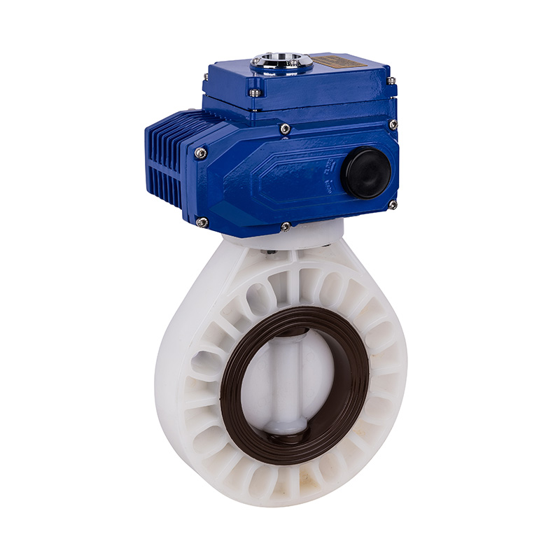 PVDF D971X-10F sähköinen läppäventtiili DN32-1000 1-1/4'-30' ANSI standardi