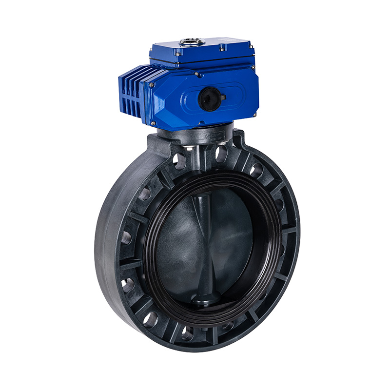 PVC-U D971X-10U sähköinen läppäventtiili DN32-1000 1-1/4'-30' ANSI standardi
