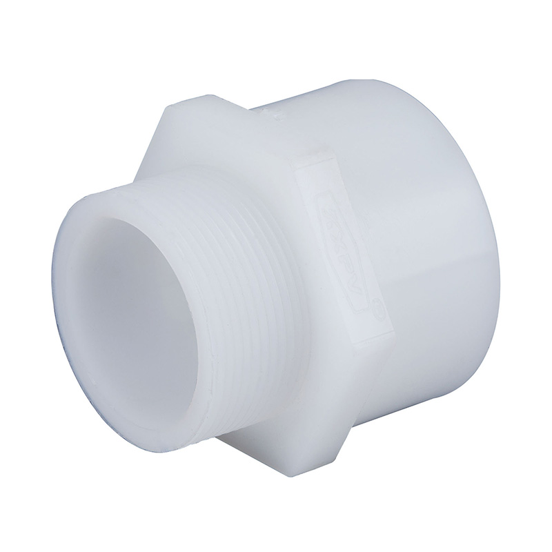 PVDF uroskierreadapteri DN15-50 GB Vakio