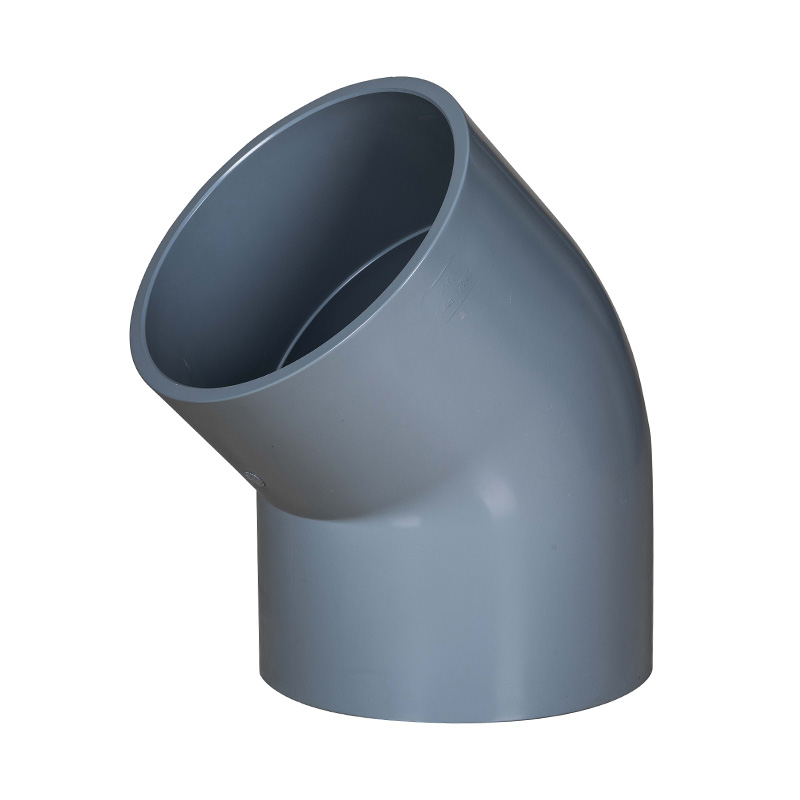 PVC-C 45° Kyynärpää DN15-600 1/2'-24' ANSI Standard