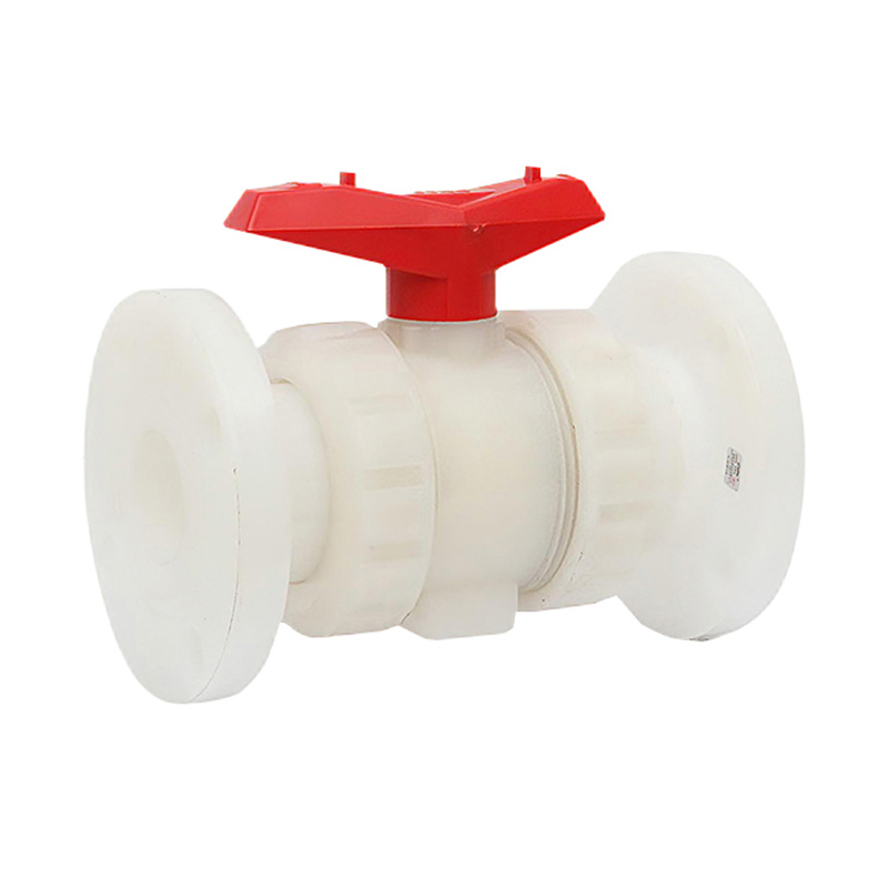 PVDF Q41F-10F laipallinen kaksoisliitospalloventtiili DN15-100 GB standardi